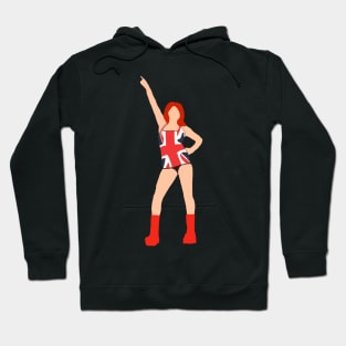 Geri Flag Dress Spice Girls Ginger Spice Hoodie